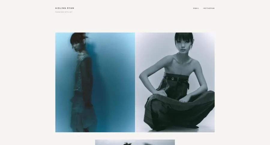 Aisling Styling homepage screenshot